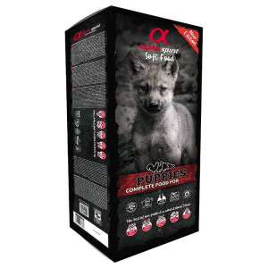 ALPHA SPIRIT PUPPIES sausā barība kucēniem Svaiga gaļa, zivs 9kg
